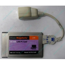 Сетевая карта для ноутбука 3COM Mehahertz 3CCFE574BT (PCMCIA) - Мытищи